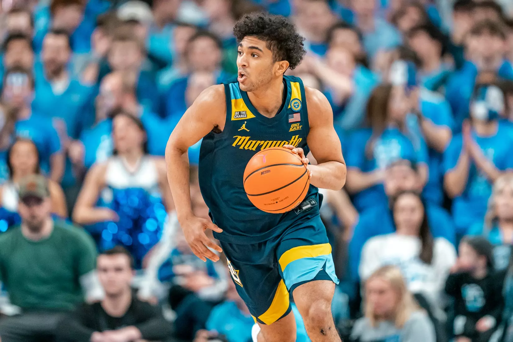 #11 Marquette Men's Basketball falls to Creighton 67-77 on Saturday, February 8th, 2025 at the CHI health center in Omaha Nebraska