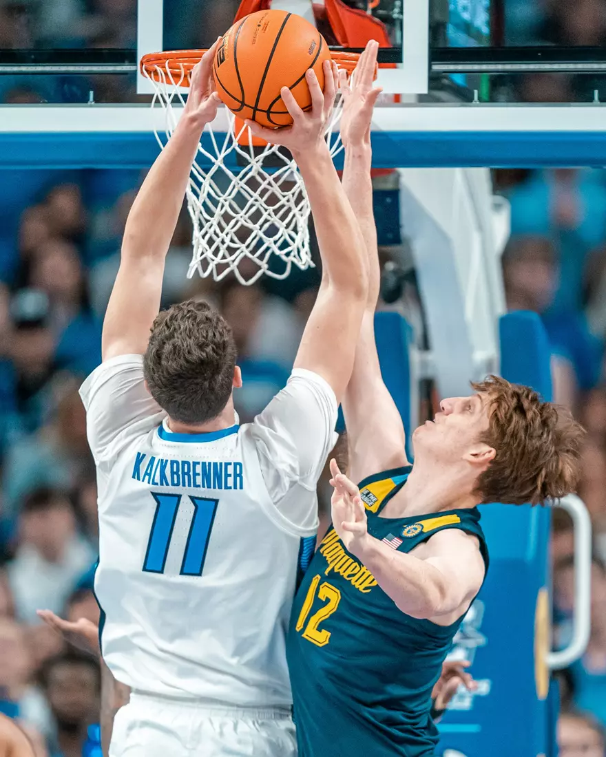 #11 Marquette Men's Basketball falls to Creighton 67-77 on Saturday, February 8th, 2025 at the CHI health center in Omaha Nebraska