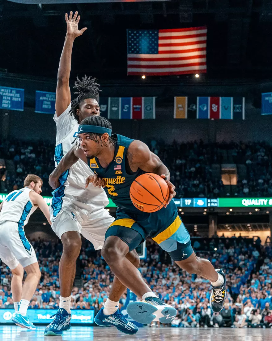 #11 Marquette Men's Basketball falls to Creighton 67-77 on Saturday, February 8th, 2025 at the CHI health center in Omaha Nebraska