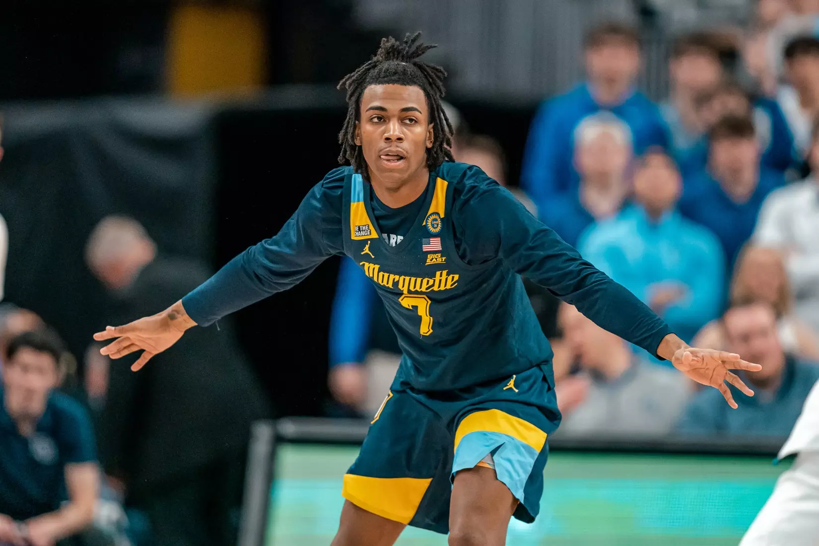 #11 Marquette Men's Basketball falls to Creighton 67-77 on Saturday, February 8th, 2025 at the CHI health center in Omaha Nebraska