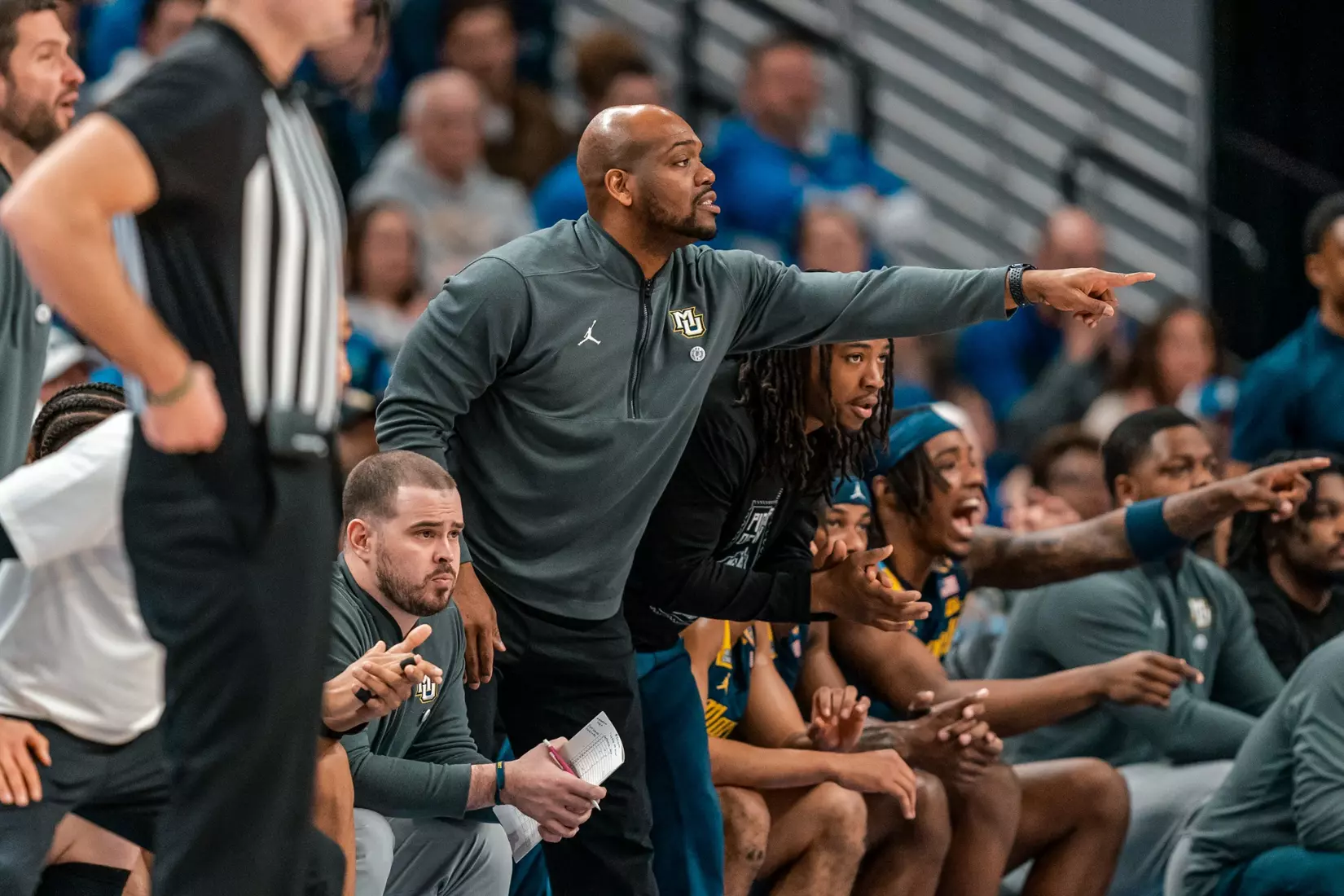 #11 Marquette Men's Basketball falls to Creighton 67-77 on Saturday, February 8th, 2025 at the CHI health center in Omaha Nebraska