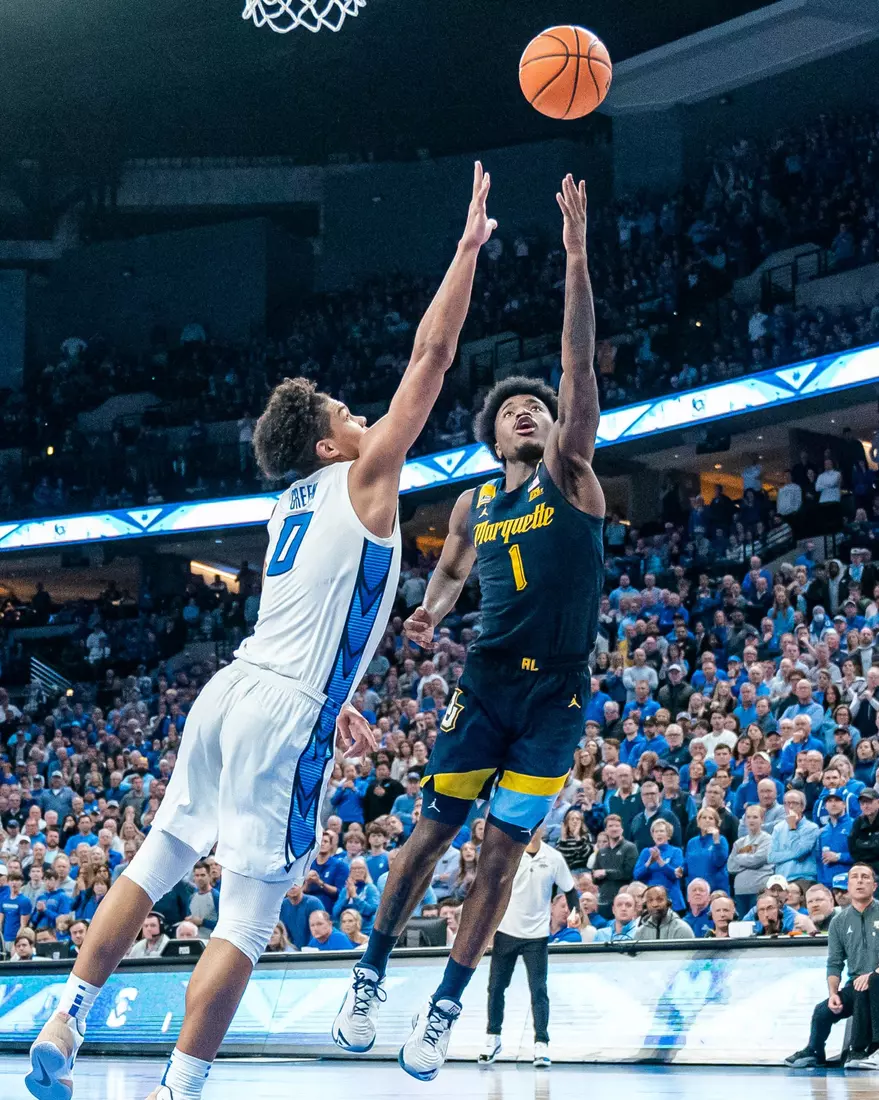 #11 Marquette Men's Basketball falls to Creighton 67-77 on Saturday, February 8th, 2025 at the CHI health center in Omaha Nebraska
