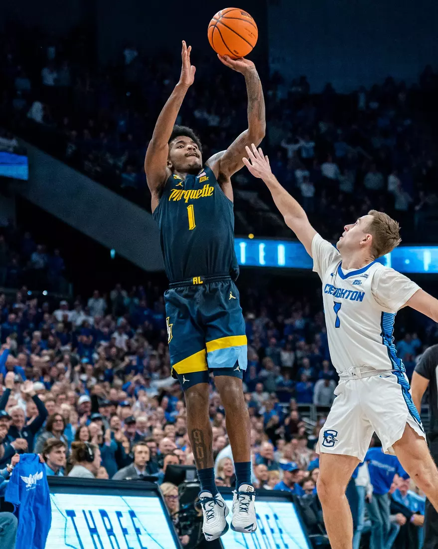 #11 Marquette Men's Basketball falls to Creighton 67-77 on Saturday, February 8th, 2025 at the CHI health center in Omaha Nebraska
