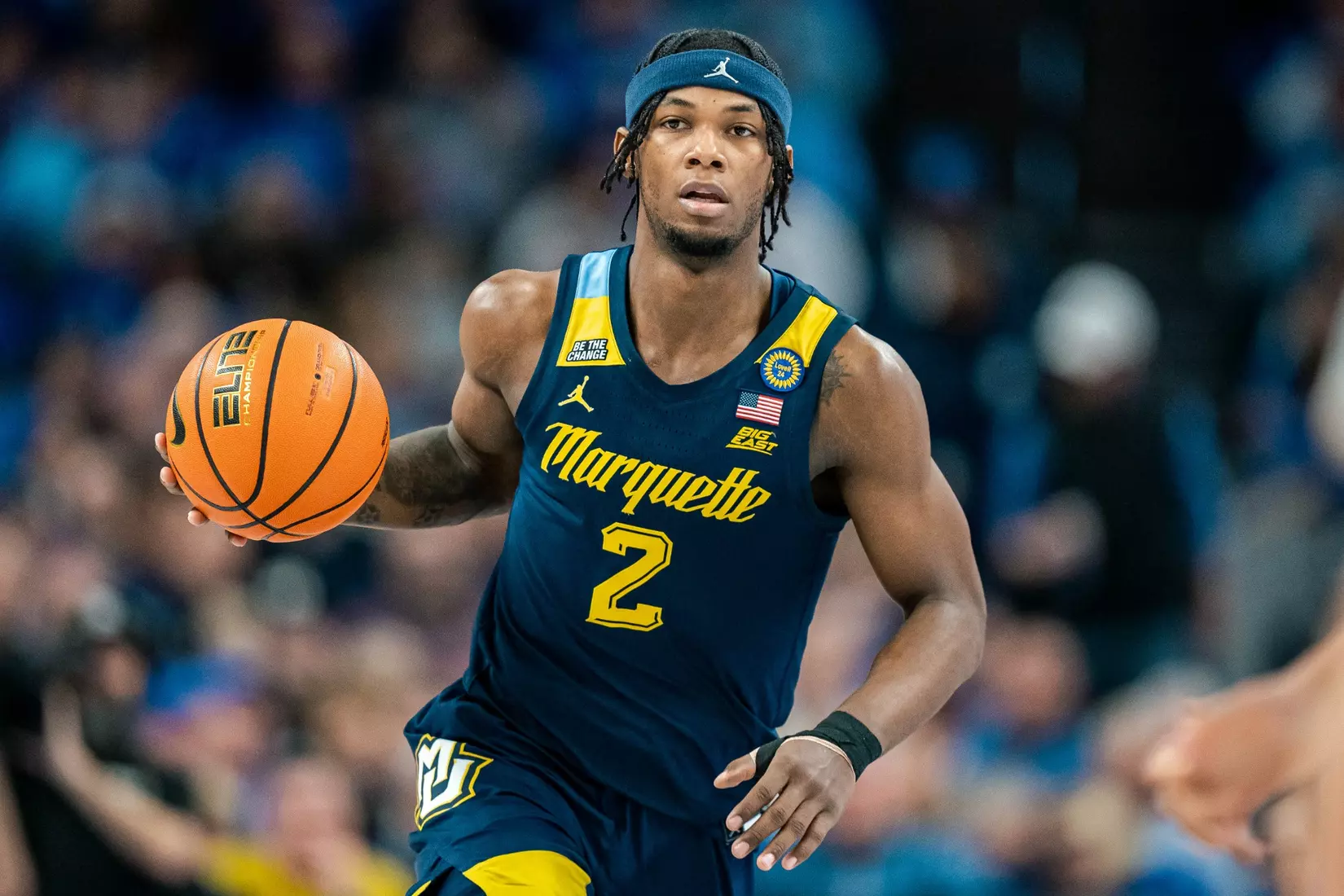 #11 Marquette Men's Basketball falls to Creighton 67-77 on Saturday, February 8th, 2025 at the CHI health center in Omaha Nebraska