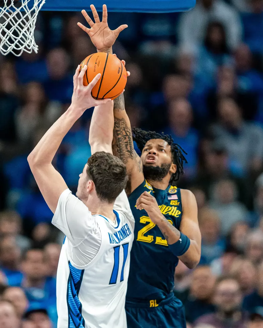 #11 Marquette Men's Basketball falls to Creighton 67-77 on Saturday, February 8th, 2025 at the CHI health center in Omaha Nebraska