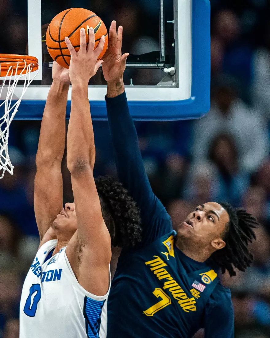 #11 Marquette Men's Basketball falls to Creighton 67-77 on Saturday, February 8th, 2025 at the CHI health center in Omaha Nebraska