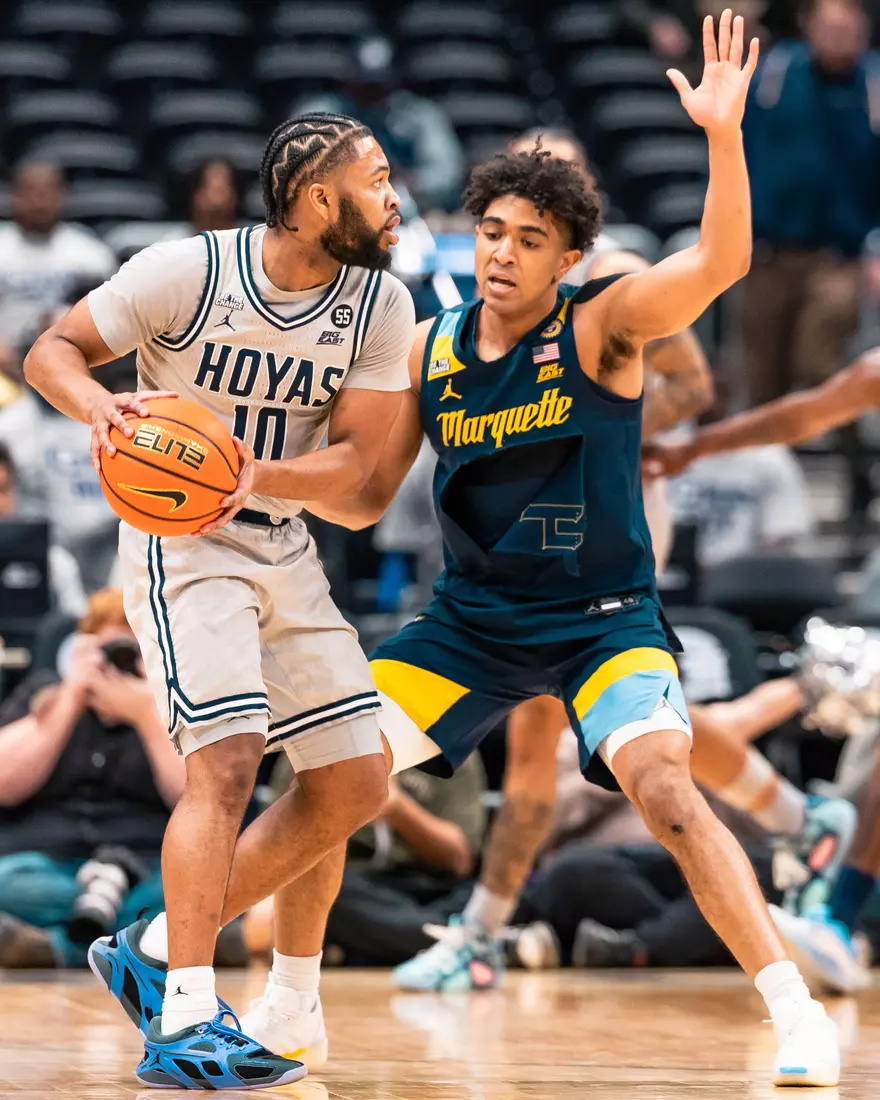 #21 Marquette Men's Basketball defeats Goergetown 76-61 on Saturday, March 1 2025 at Capital One Arena, Washington DC, USA.