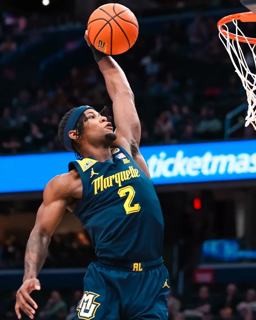 #21 Marquette Men's Basketball defeats Goergetown 76-61 on Saturday, March 1 2025 at Capital One Arena, Washington DC, USA.