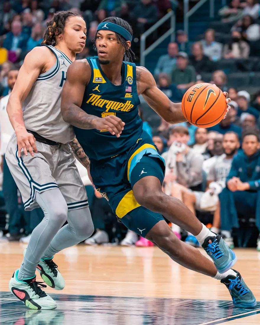 #21 Marquette Men's Basketball defeats Goergetown 76-61 on Saturday, March 1 2025 at Capital One Arena, Washington DC, USA.