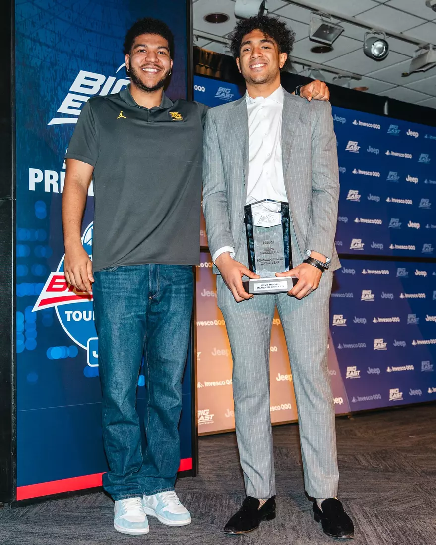 Stevie Mitchell receives the BIG EAST Scholar Athlete of the Year at the 2025 BIG EAST Awards at Madison Square Garden on Wednesday March 12, 2025 in New York City, NY.