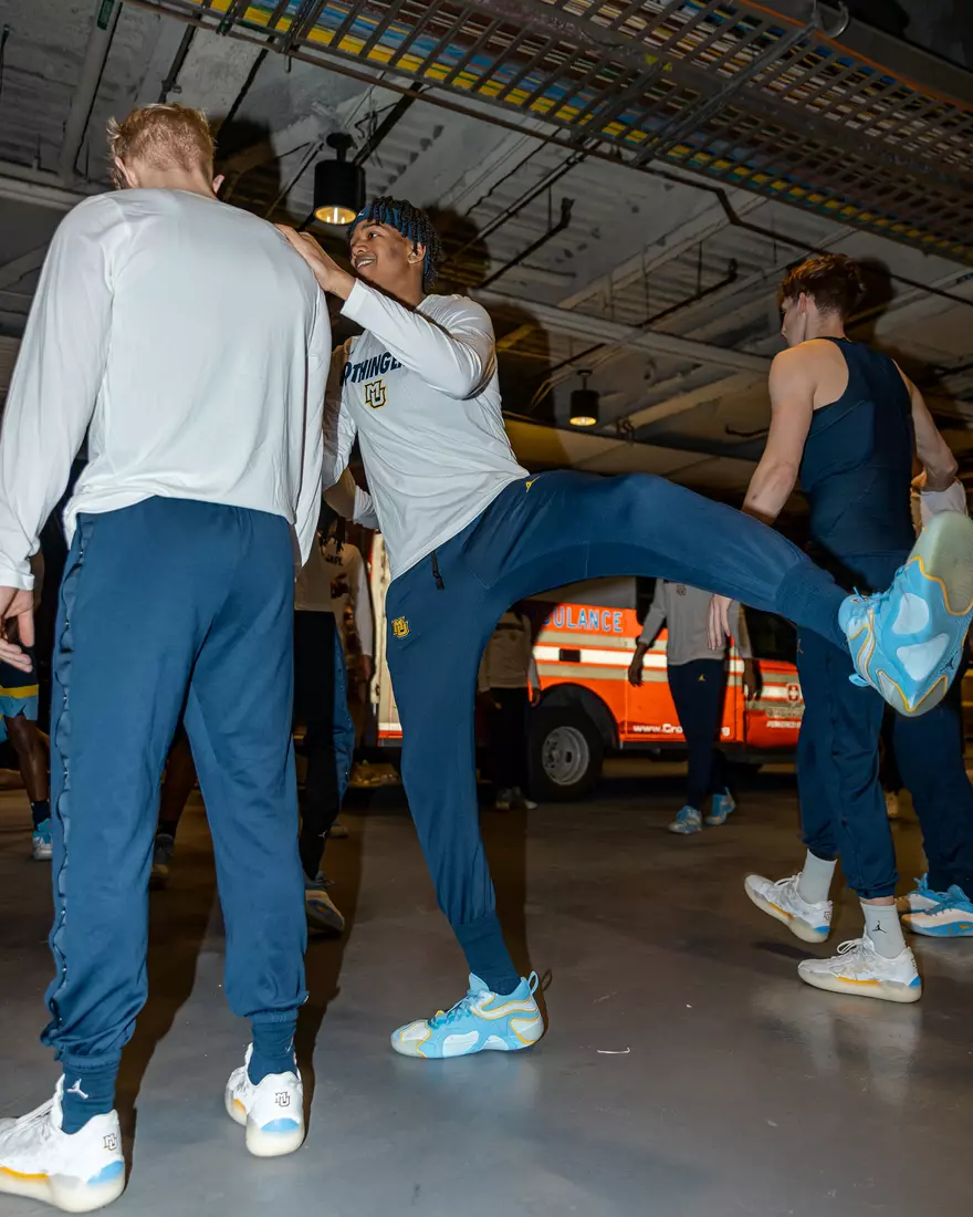 #25 Marquette Men's Basketball defeats Xavier 89-87 in the quarter finals of the BIg East Tournament on Thursday, March 13th, 2025 at Madison Square Garden, in New York, New York.