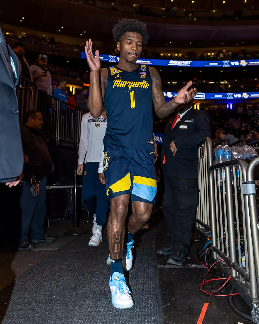 #25 Marquette Men's Basketball defeats Xavier 89-87 in the quarter finals of the BIg East Tournament on Thursday, March 13th, 2025 at Madison Square Garden, in New York, New York.