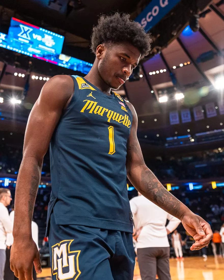 #25 Marquette Men's Basketball defeats Xavier 89-87 in the quarter finals of the BIg East Tournament on Thursday, March 13th, 2025 at Madison Square Garden, in New York, New York.