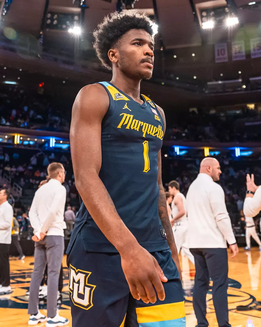 #25 Marquette Men's Basketball defeats Xavier 89-87 in the quarter finals of the BIg East Tournament on Thursday, March 13th, 2025 at Madison Square Garden, in New York, New York.