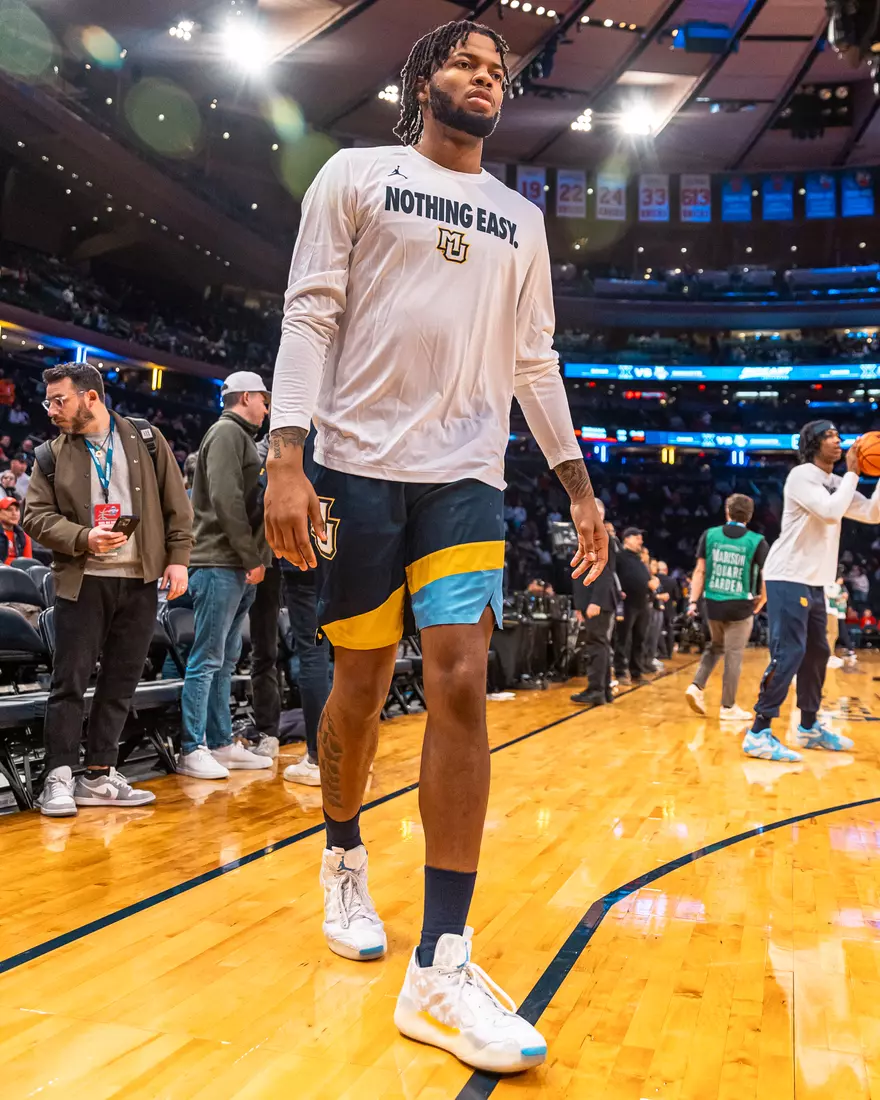 #25 Marquette Men's Basketball defeats Xavier 89-87 in the quarter finals of the BIg East Tournament on Thursday, March 13th, 2025 at Madison Square Garden, in New York, New York.