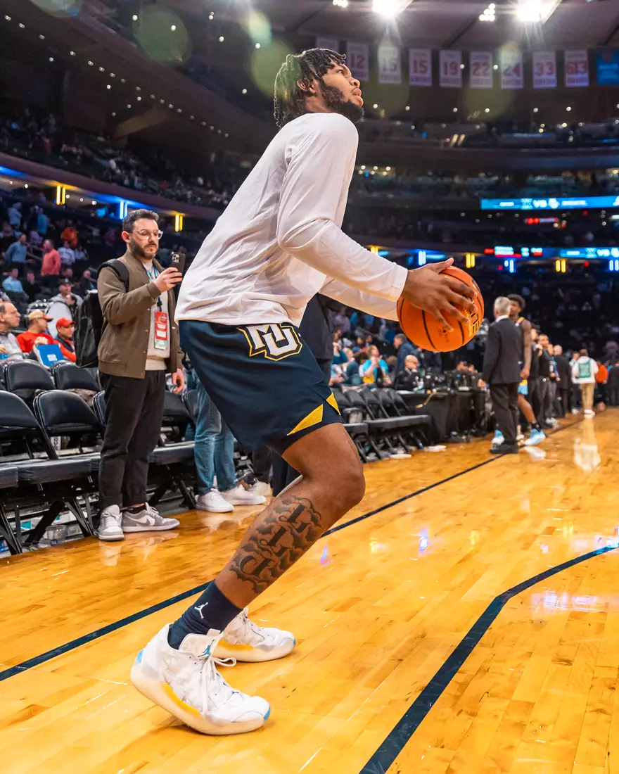 #25 Marquette Men's Basketball defeats Xavier 89-87 in the quarter finals of the BIg East Tournament on Thursday, March 13th, 2025 at Madison Square Garden, in New York, New York.