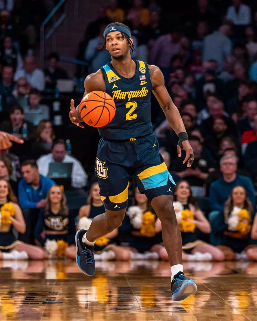 #25 Marquette Men's Basketball defeats Xavier 89-87 in the quarter finals of the BIg East Tournament on Thursday, March 13th, 2025 at Madison Square Garden, in New York, New York.