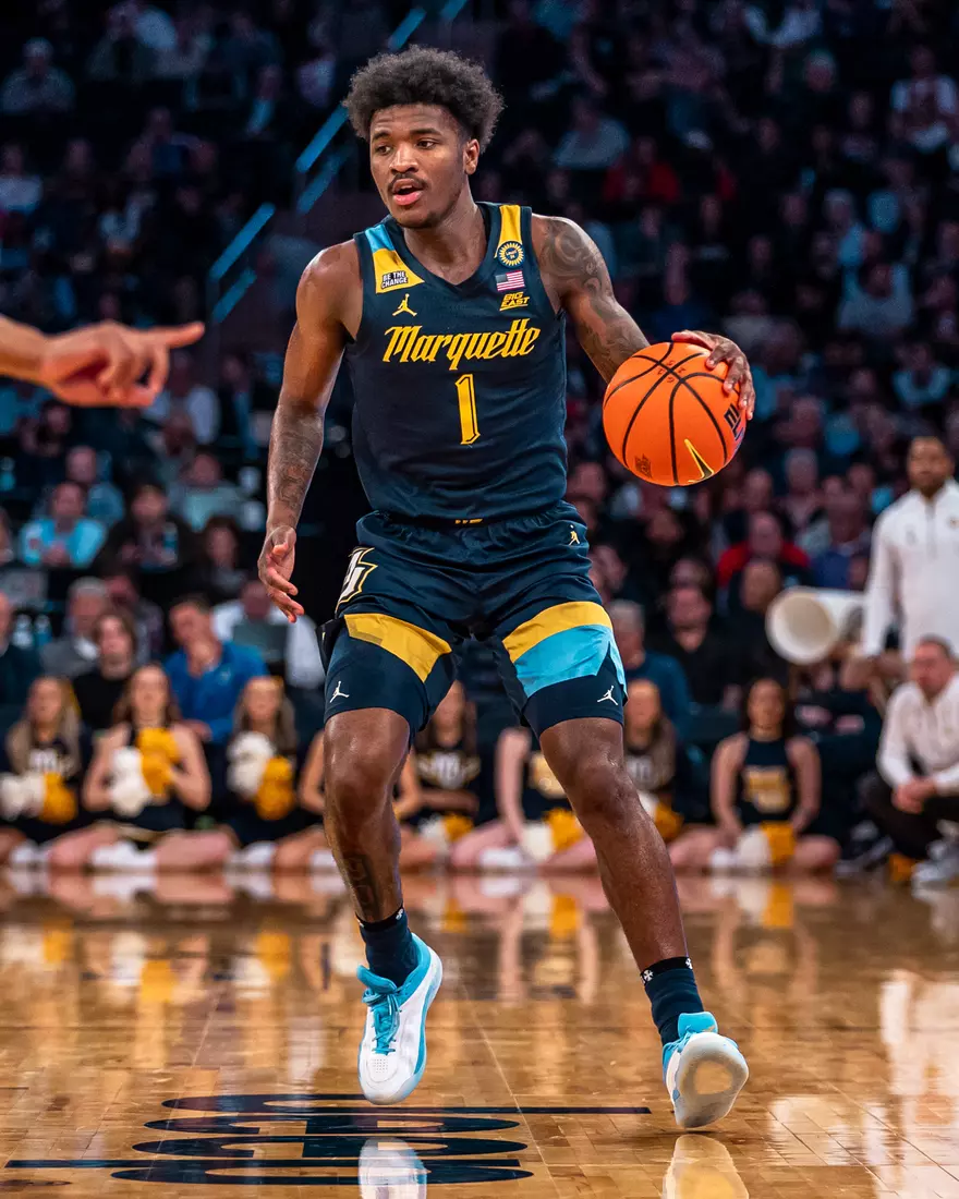 #25 Marquette Men's Basketball defeats Xavier 89-87 in the quarter finals of the BIg East Tournament on Thursday, March 13th, 2025 at Madison Square Garden, in New York, New York.