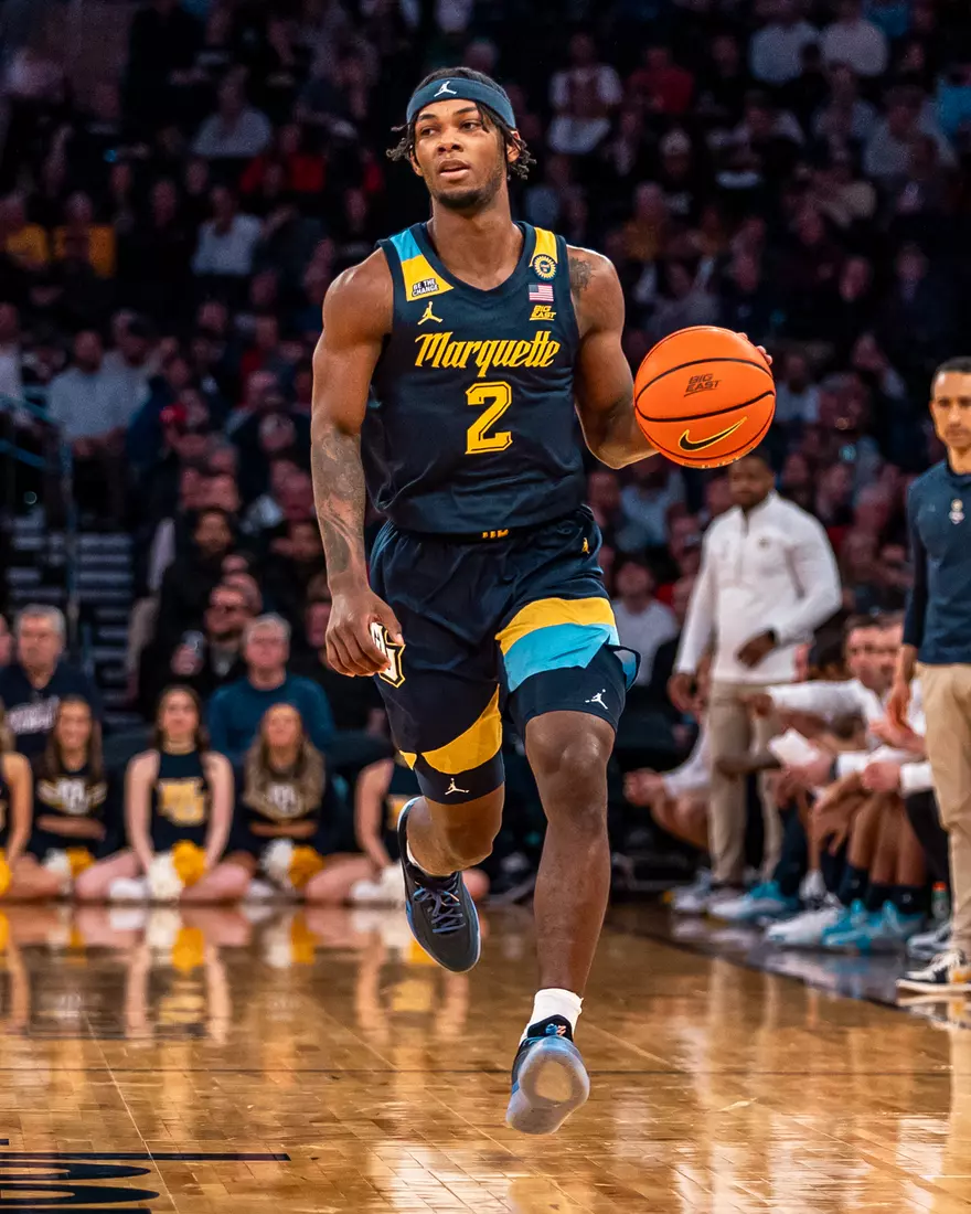 #25 Marquette Men's Basketball defeats Xavier 89-87 in the quarter finals of the BIg East Tournament on Thursday, March 13th, 2025 at Madison Square Garden, in New York, New York.