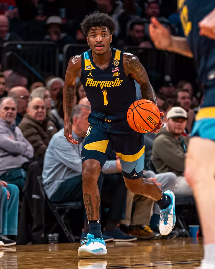 #25 Marquette Men's Basketball defeats Xavier 89-87 in the quarter finals of the BIg East Tournament on Thursday, March 13th, 2025 at Madison Square Garden, in New York, New York.