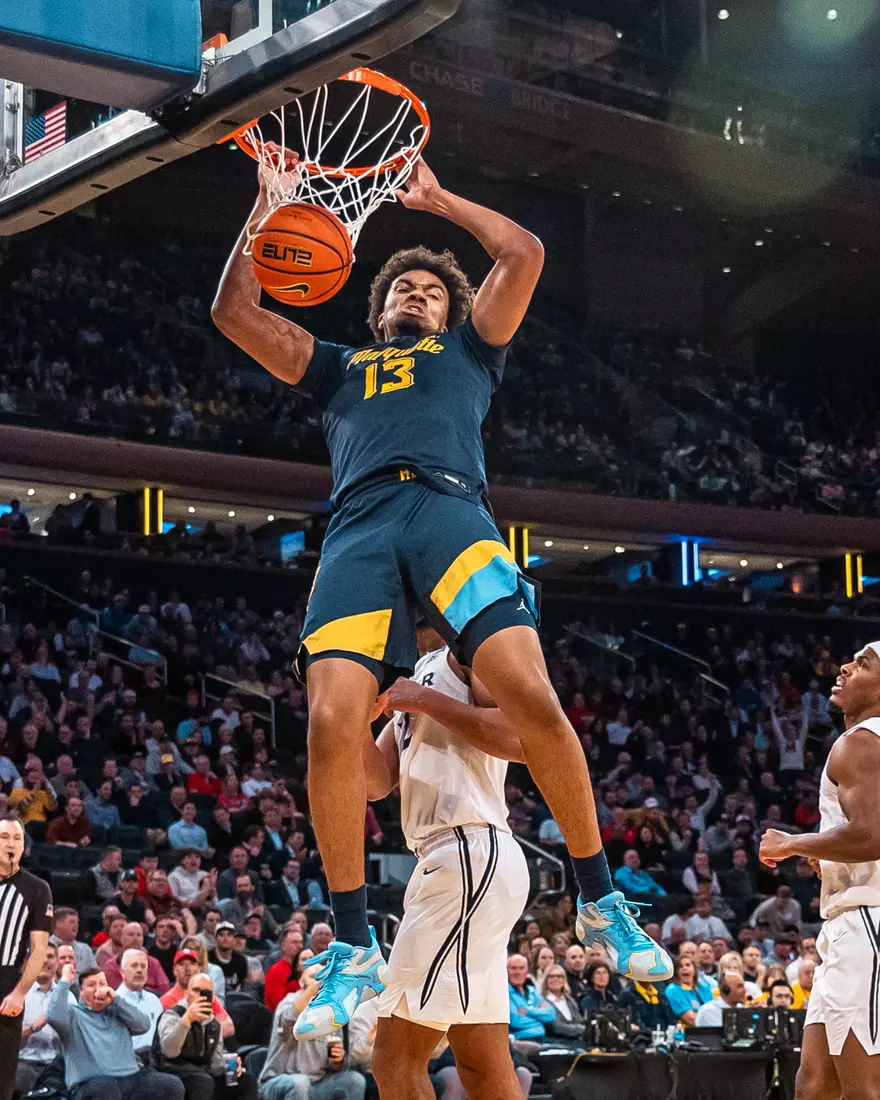 #25 Marquette Men's Basketball defeats Xavier 89-87 in the quarter finals of the BIg East Tournament on Thursday, March 13th, 2025 at Madison Square Garden, in New York, New York.