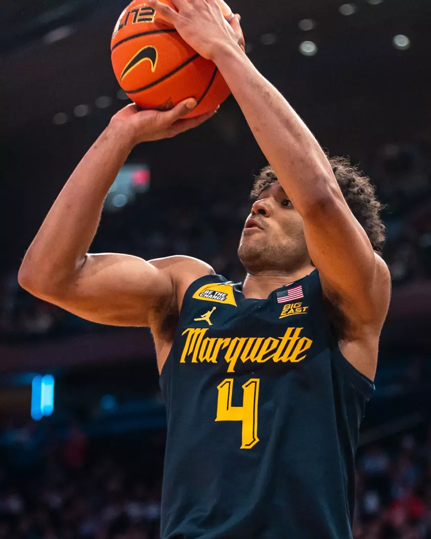 #25 Marquette Men's Basketball defeats Xavier 89-87 in the quarter finals of the BIg East Tournament on Thursday, March 13th, 2025 at Madison Square Garden, in New York, New York.