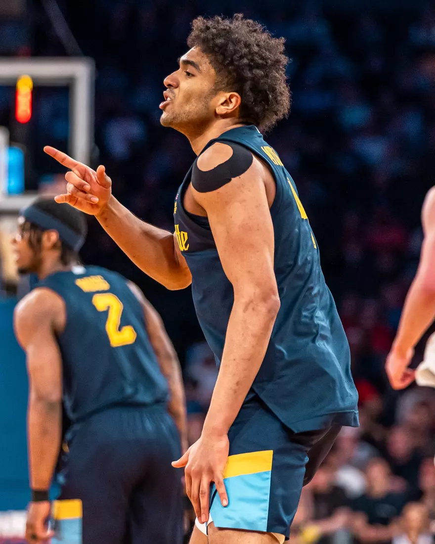#25 Marquette Men's Basketball defeats Xavier 89-87 in the quarter finals of the BIg East Tournament on Thursday, March 13th, 2025 at Madison Square Garden, in New York, New York.