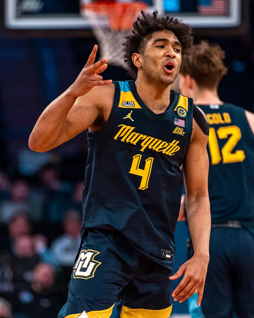 #25 Marquette Men's Basketball defeats Xavier 89-87 in the quarter finals of the BIg East Tournament on Thursday, March 13th, 2025 at Madison Square Garden, in New York, New York.