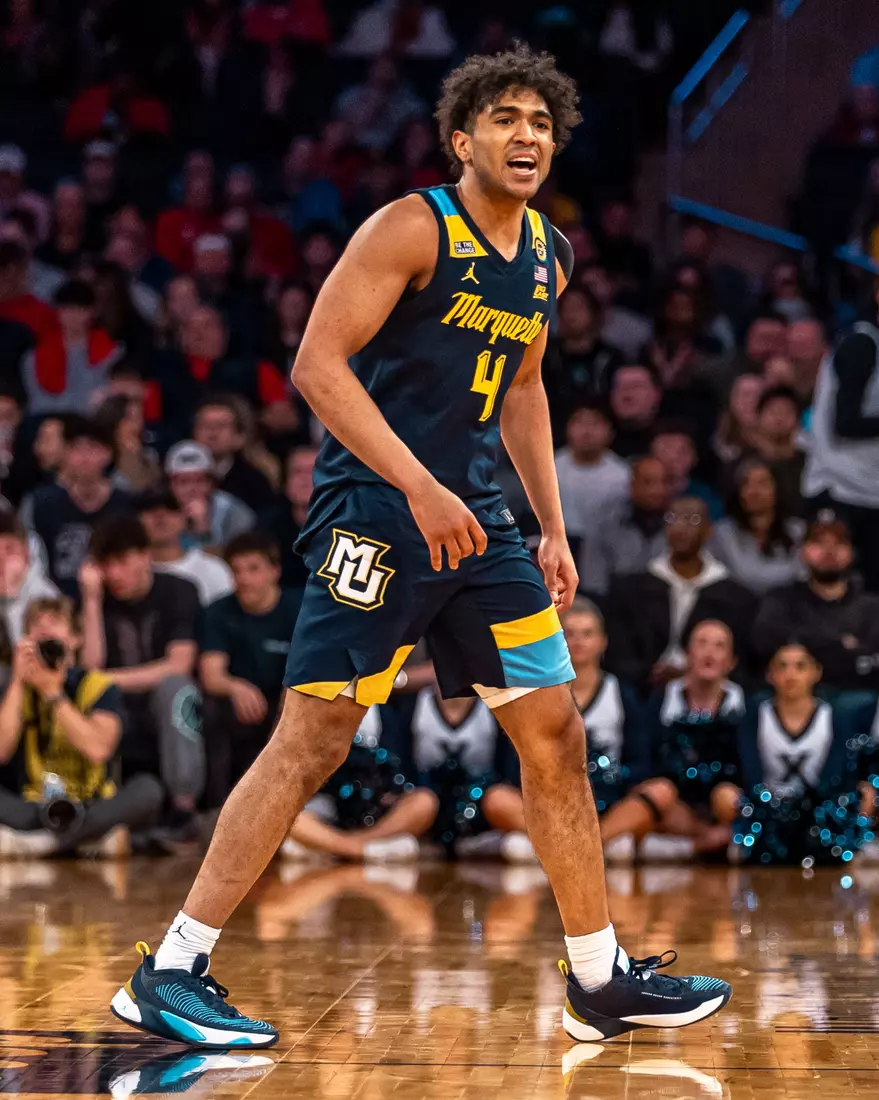 #25 Marquette Men's Basketball defeats Xavier 89-87 in the quarter finals of the BIg East Tournament on Thursday, March 13th, 2025 at Madison Square Garden, in New York, New York.