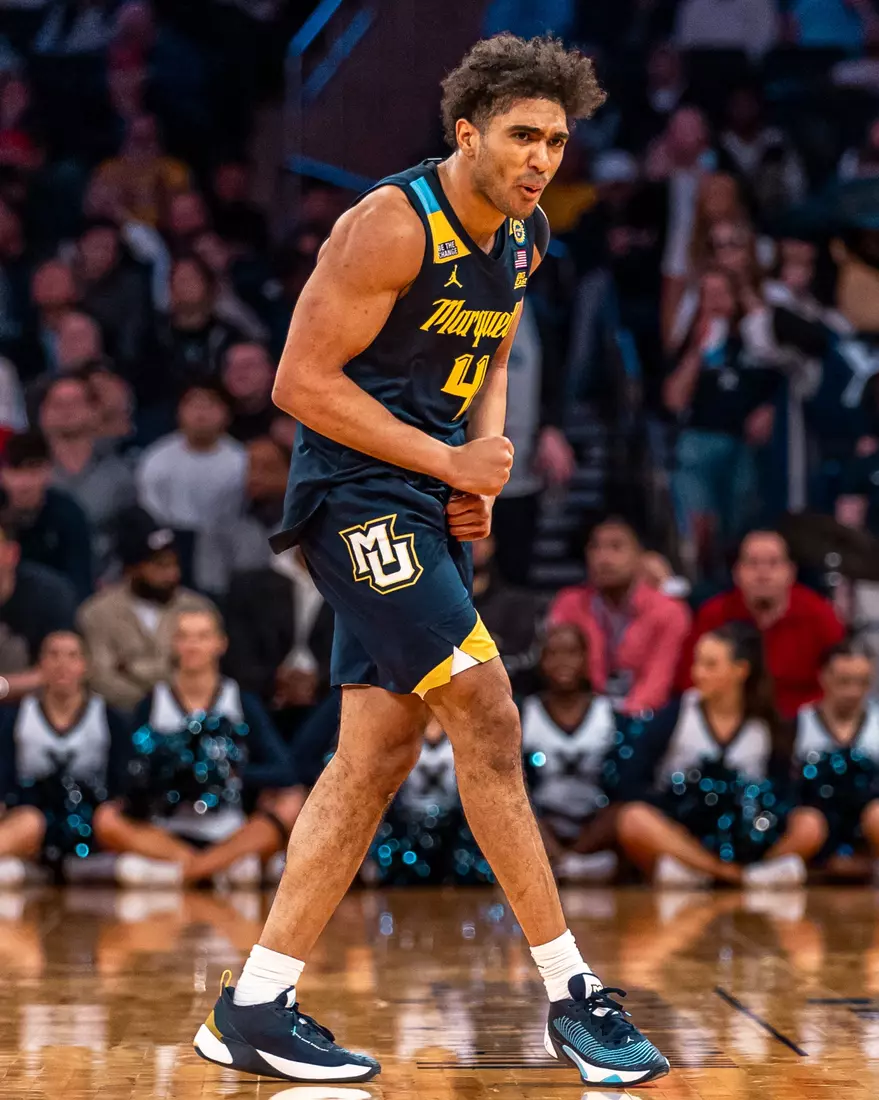 #25 Marquette Men's Basketball defeats Xavier 89-87 in the quarter finals of the BIg East Tournament on Thursday, March 13th, 2025 at Madison Square Garden, in New York, New York.