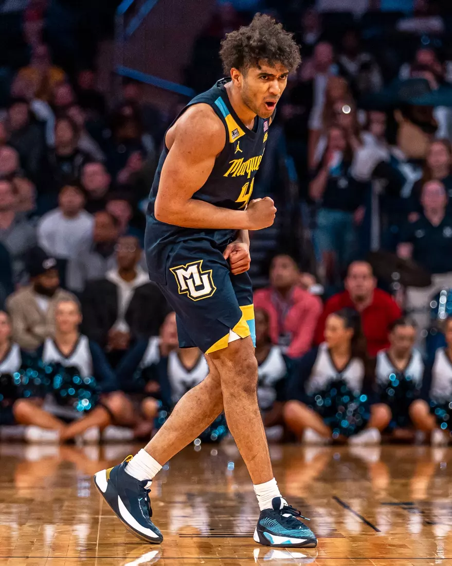 #25 Marquette Men's Basketball defeats Xavier 89-87 in the quarter finals of the BIg East Tournament on Thursday, March 13th, 2025 at Madison Square Garden, in New York, New York.