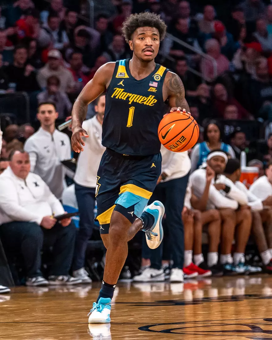 #25 Marquette Men's Basketball defeats Xavier 89-87 in the quarter finals of the BIg East Tournament on Thursday, March 13th, 2025 at Madison Square Garden, in New York, New York.