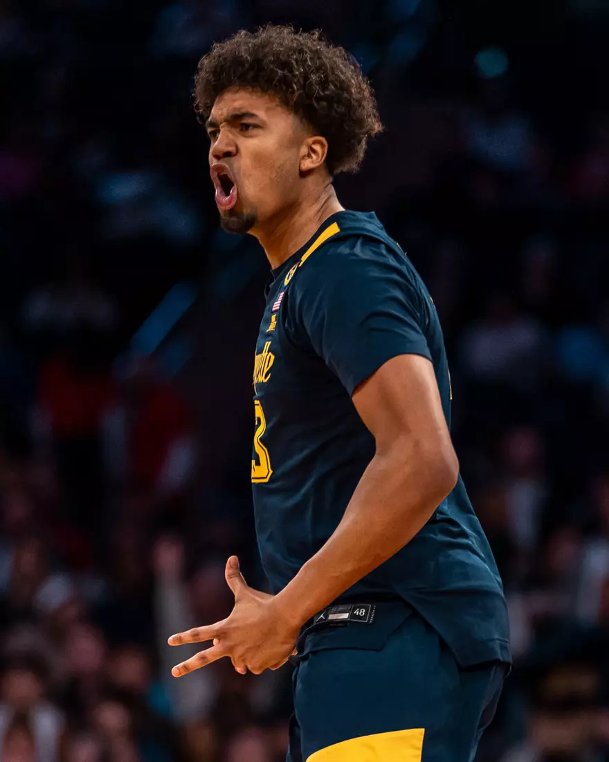 #25 Marquette Men's Basketball defeats Xavier 89-87 in the quarter finals of the BIg East Tournament on Thursday, March 13th, 2025 at Madison Square Garden, in New York, New York.