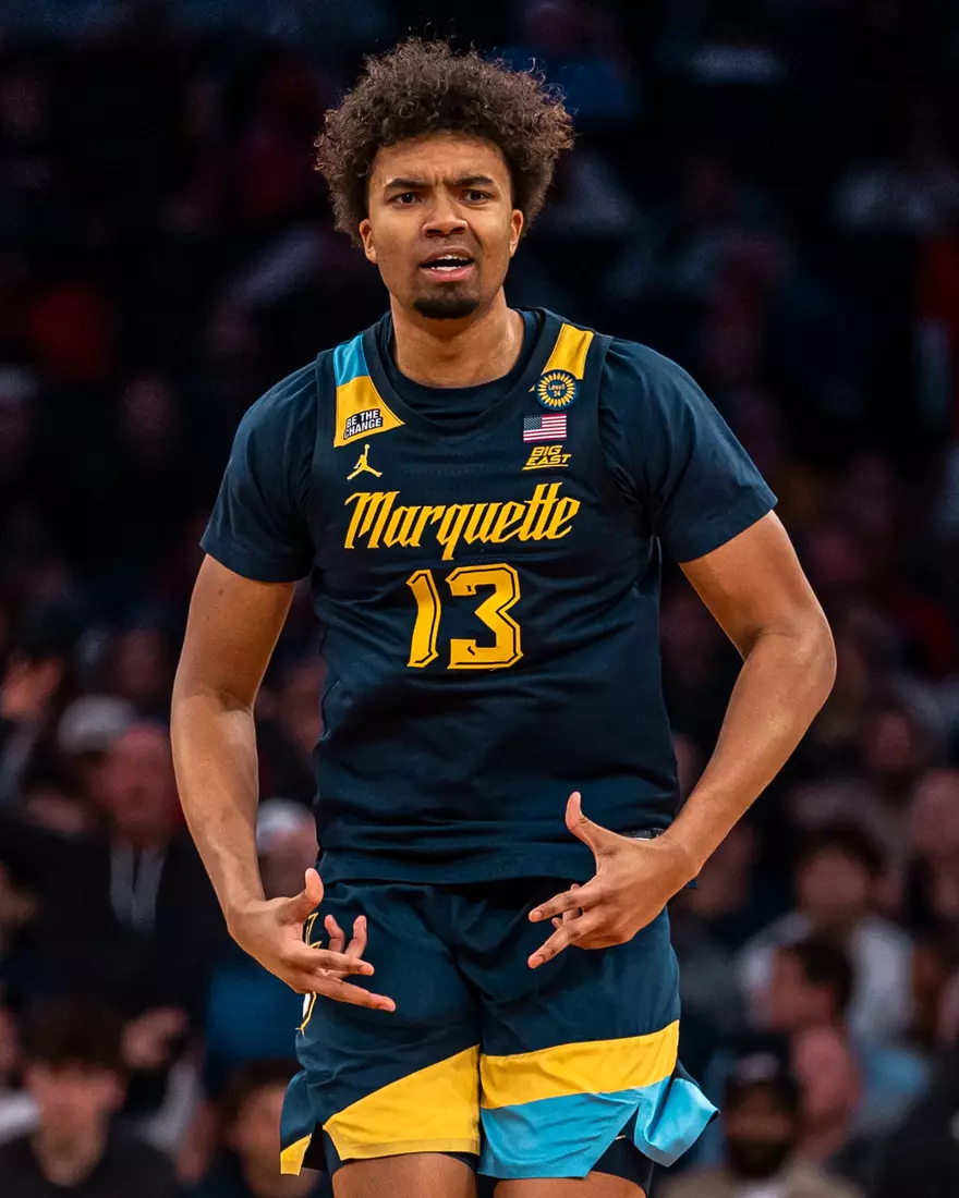#25 Marquette Men's Basketball defeats Xavier 89-87 in the quarter finals of the BIg East Tournament on Thursday, March 13th, 2025 at Madison Square Garden, in New York, New York.