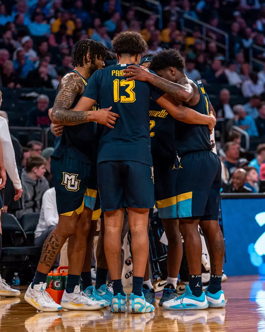 #25 Marquette Men's Basketball defeats Xavier 89-87 in the quarter finals of the BIg East Tournament on Thursday, March 13th, 2025 at Madison Square Garden, in New York, New York.