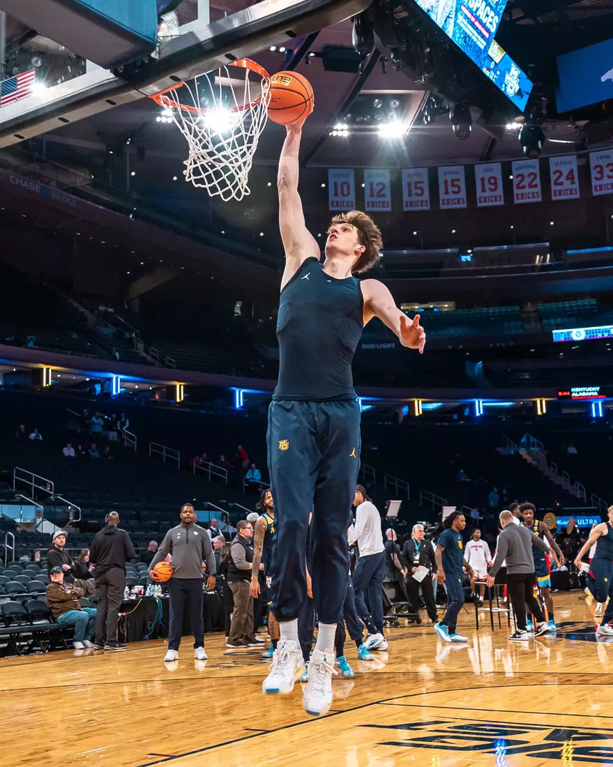 #25 Marquette Men's Basketball falls to St. Johns 63-79 in the semi-finals of the BIg East Tournament on Friday, March 14th, 2025 at Madison Square Garden, in New York, New York.