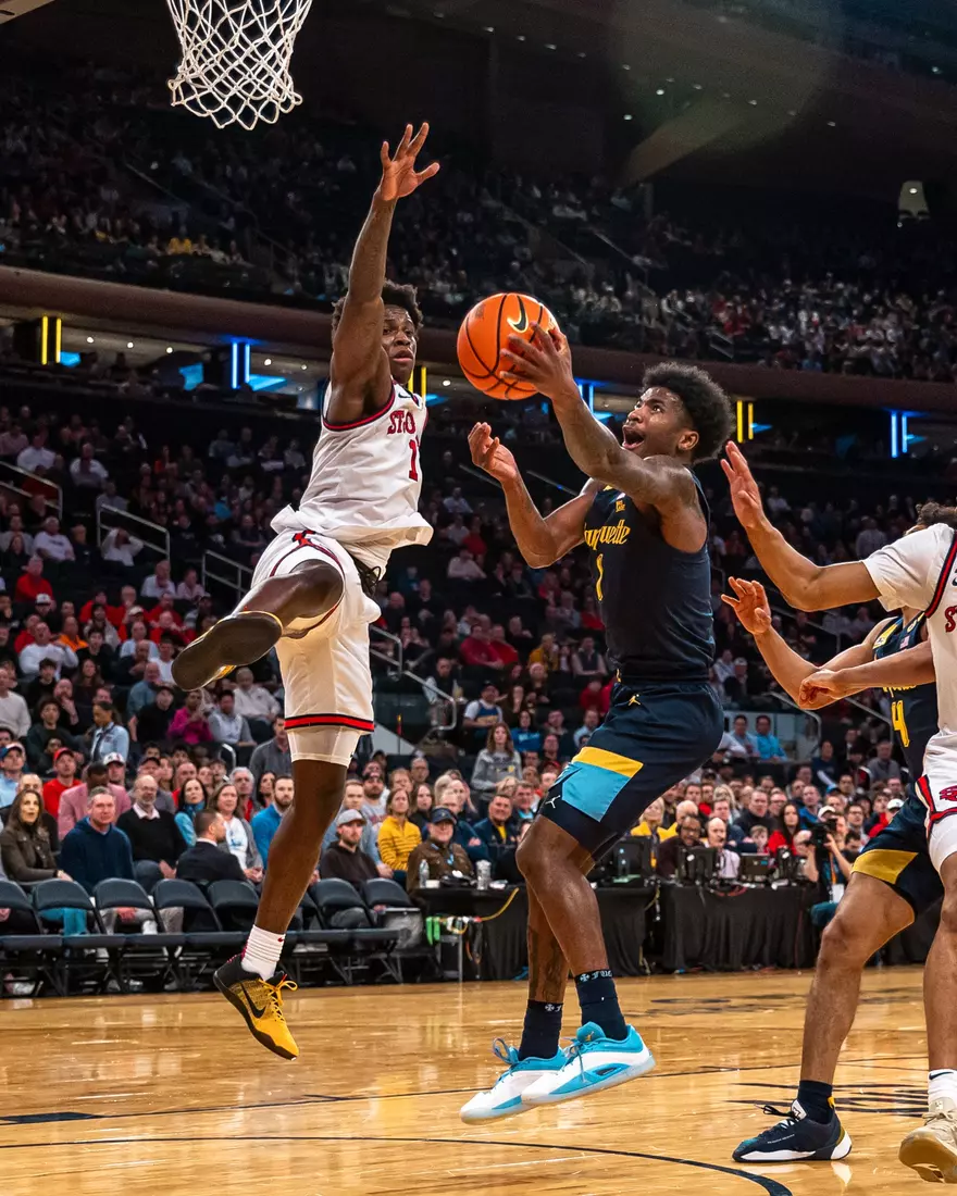 #25 Marquette Men's Basketball falls to St. Johns 63-79 in the semi-finals of the BIg East Tournament on Friday, March 14th, 2025 at Madison Square Garden, in New York, New York.