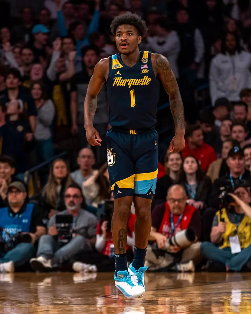 #25 Marquette Men's Basketball falls to St. Johns 63-79 in the semi-finals of the BIg East Tournament on Friday, March 14th, 2025 at Madison Square Garden, in New York, New York.