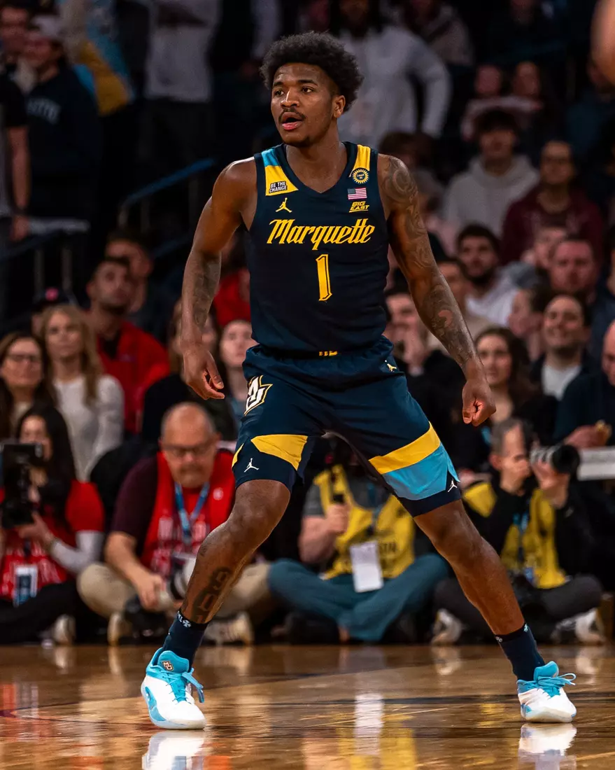 #25 Marquette Men's Basketball falls to St. Johns 63-79 in the semi-finals of the BIg East Tournament on Friday, March 14th, 2025 at Madison Square Garden, in New York, New York.