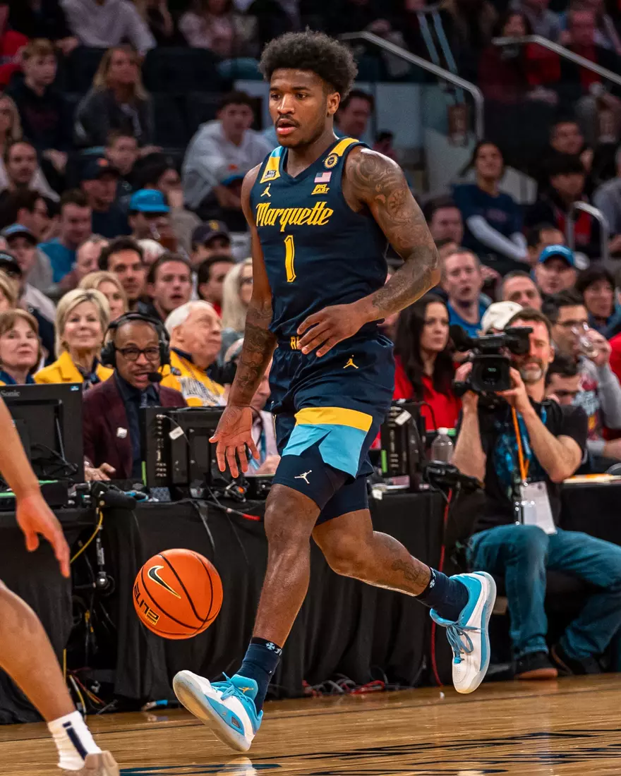 #25 Marquette Men's Basketball falls to St. Johns 63-79 in the semi-finals of the BIg East Tournament on Friday, March 14th, 2025 at Madison Square Garden, in New York, New York.