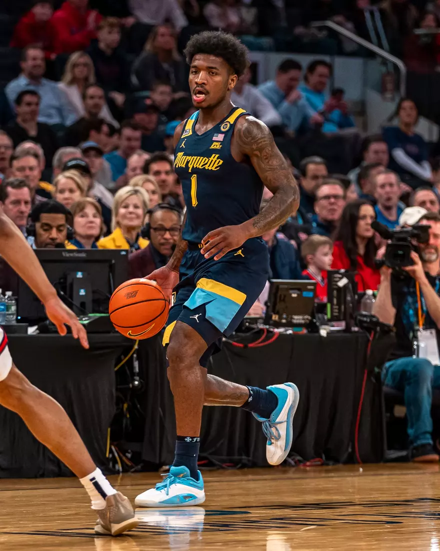 #25 Marquette Men's Basketball falls to St. Johns 63-79 in the semi-finals of the BIg East Tournament on Friday, March 14th, 2025 at Madison Square Garden, in New York, New York.