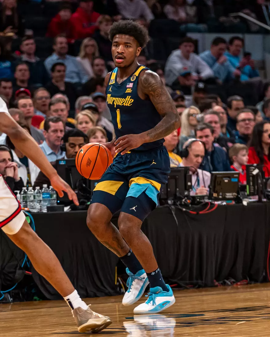 #25 Marquette Men's Basketball falls to St. Johns 63-79 in the semi-finals of the BIg East Tournament on Friday, March 14th, 2025 at Madison Square Garden, in New York, New York.