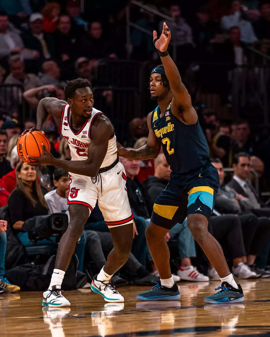 #25 Marquette Men's Basketball falls to St. Johns 63-79 in the semi-finals of the BIg East Tournament on Friday, March 14th, 2025 at Madison Square Garden, in New York, New York.