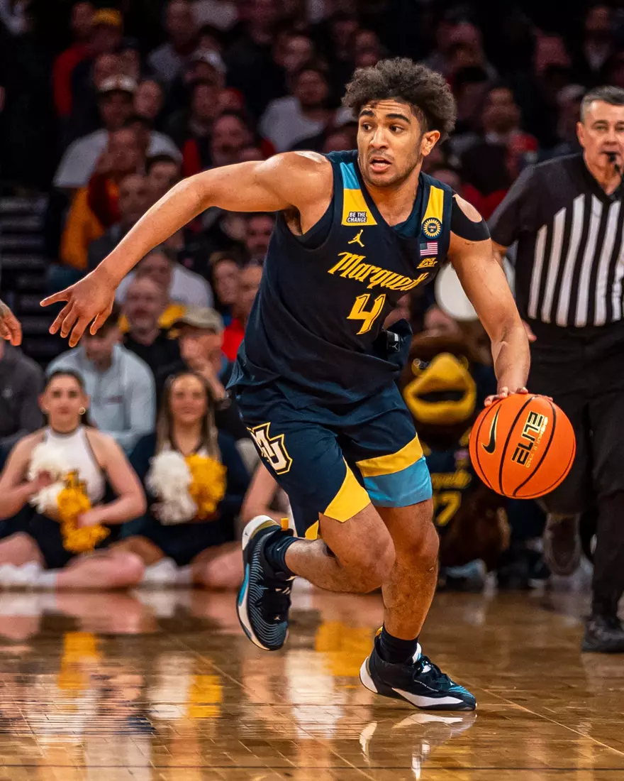 #25 Marquette Men's Basketball falls to St. Johns 63-79 in the semi-finals of the BIg East Tournament on Friday, March 14th, 2025 at Madison Square Garden, in New York, New York.