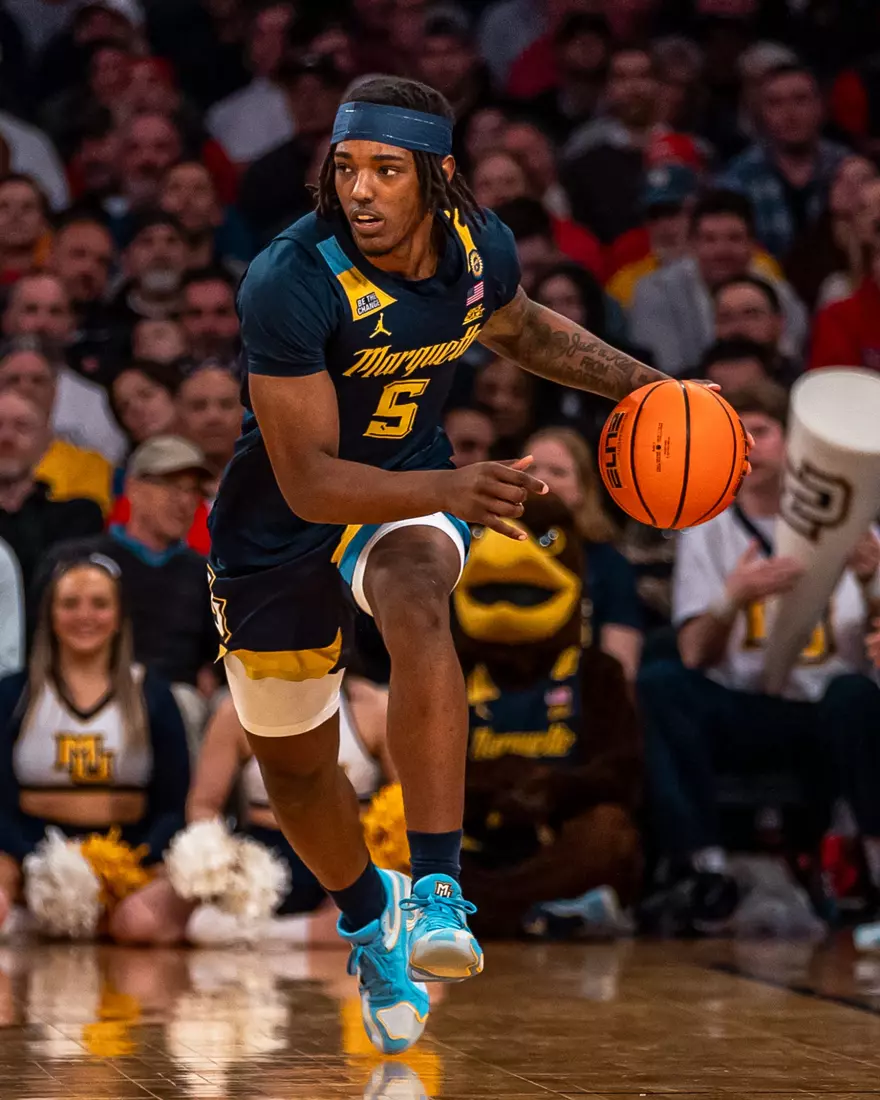 #25 Marquette Men's Basketball falls to St. Johns 63-79 in the semi-finals of the BIg East Tournament on Friday, March 14th, 2025 at Madison Square Garden, in New York, New York.