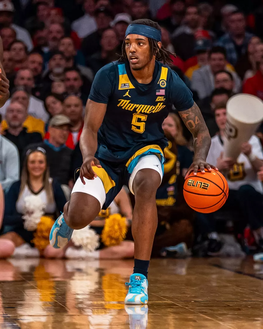 #25 Marquette Men's Basketball falls to St. Johns 63-79 in the semi-finals of the BIg East Tournament on Friday, March 14th, 2025 at Madison Square Garden, in New York, New York.
