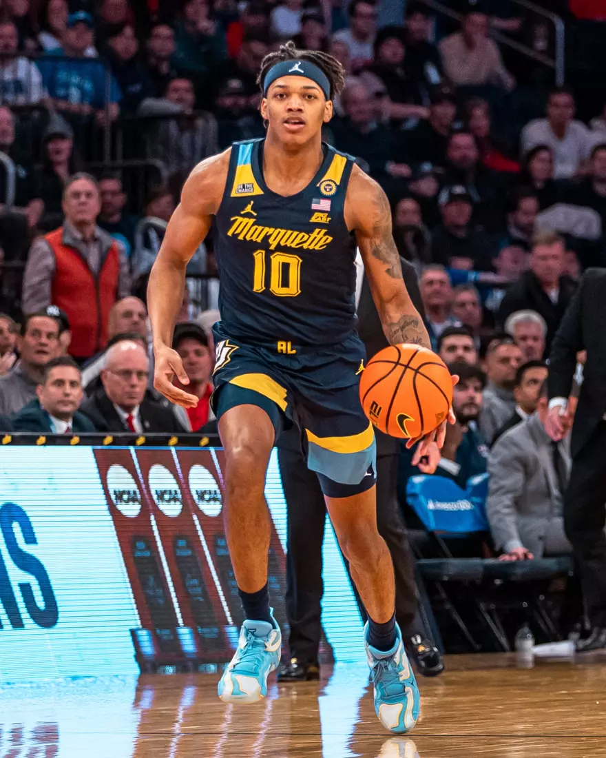 #25 Marquette Men's Basketball falls to St. Johns 63-79 in the semi-finals of the BIg East Tournament on Friday, March 14th, 2025 at Madison Square Garden, in New York, New York.