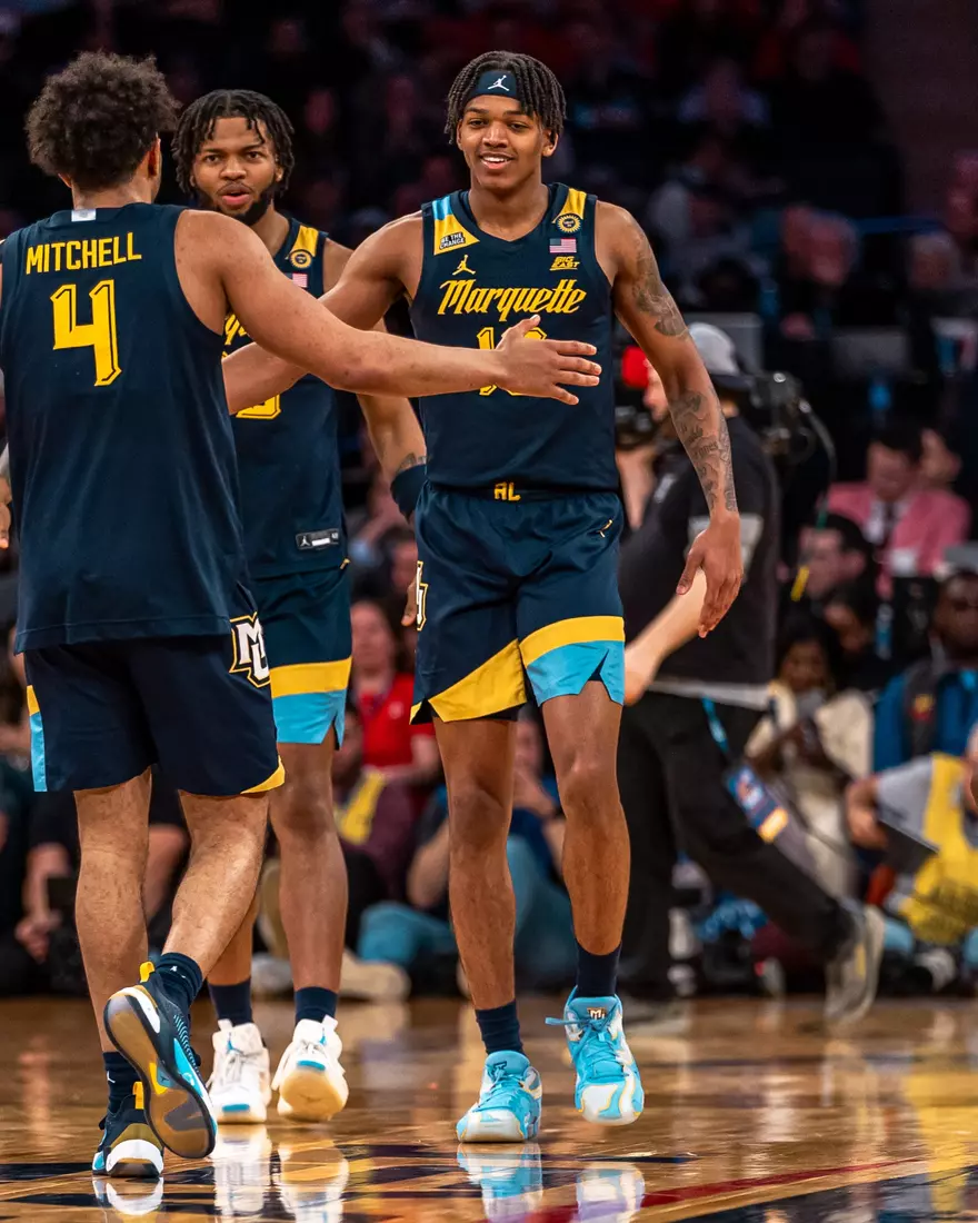 #25 Marquette Men's Basketball falls to St. Johns 63-79 in the semi-finals of the BIg East Tournament on Friday, March 14th, 2025 at Madison Square Garden, in New York, New York.