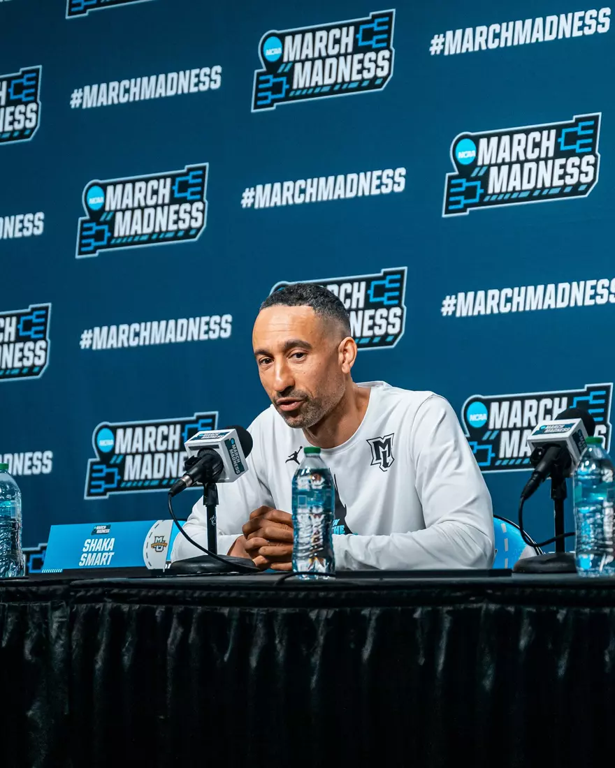 Marquette Men's Basketball media availibility and practice before the First Round of the NCAA Tournament on Thursday March 20, 2025 at Rocket Arena in Cleveland, OH.