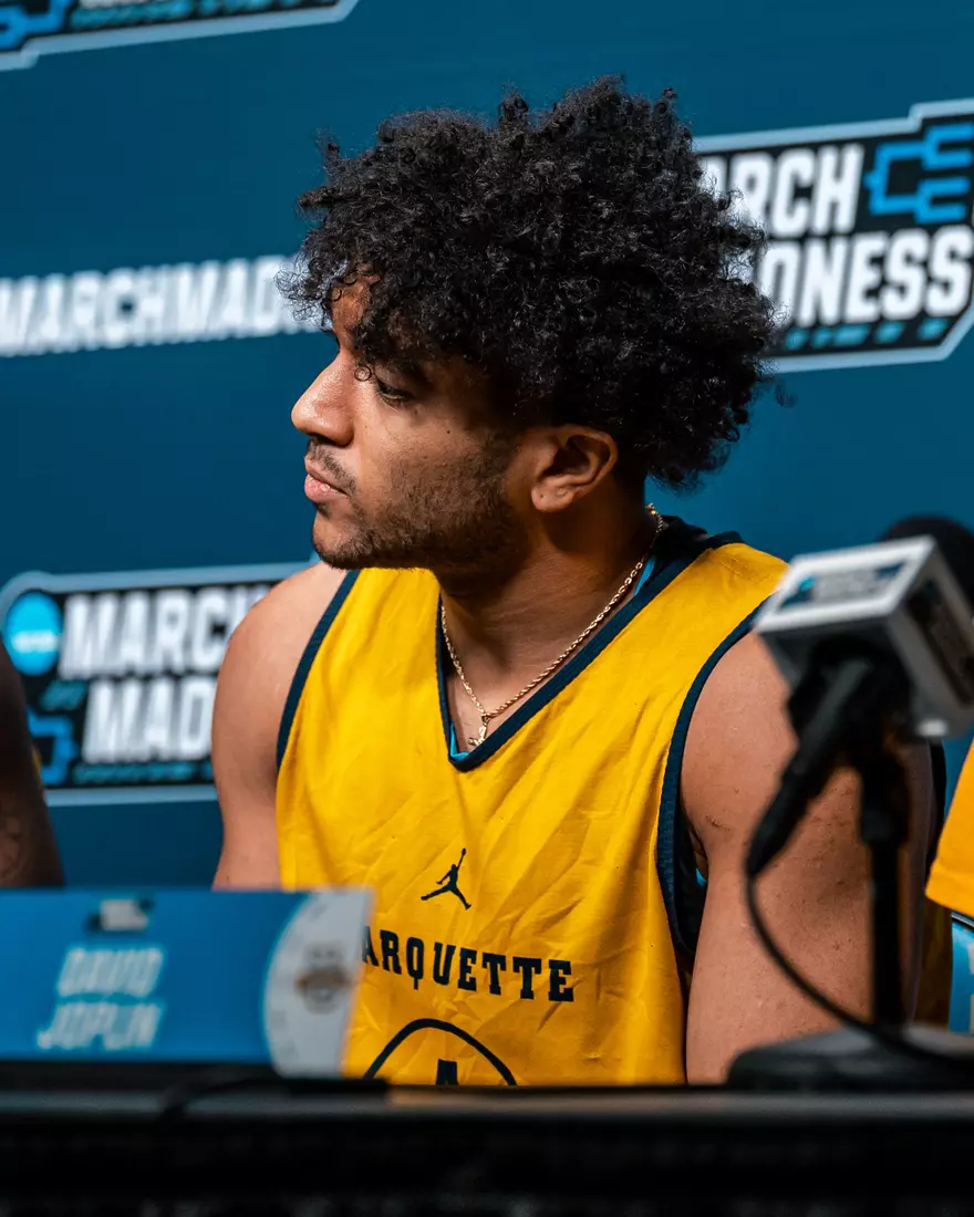 Marquette Men's Basketball media availibility and practice before the First Round of the NCAA Tournament on Thursday March 20, 2025 at Rocket Arena in Cleveland, OH.